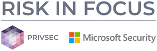 PrivSec Risk In Focus With Microsoft logo